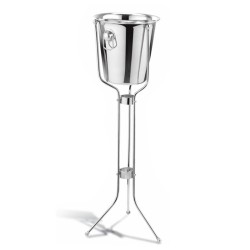 Colonna porta secchiello ghiaccio in acciaio inox | Rausa srl