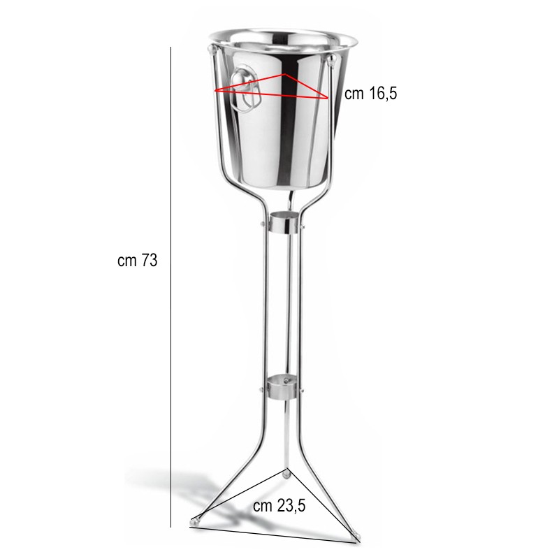 Colonna portasecchiello ghiaccio Comas  in Secchielli per ghiaccio