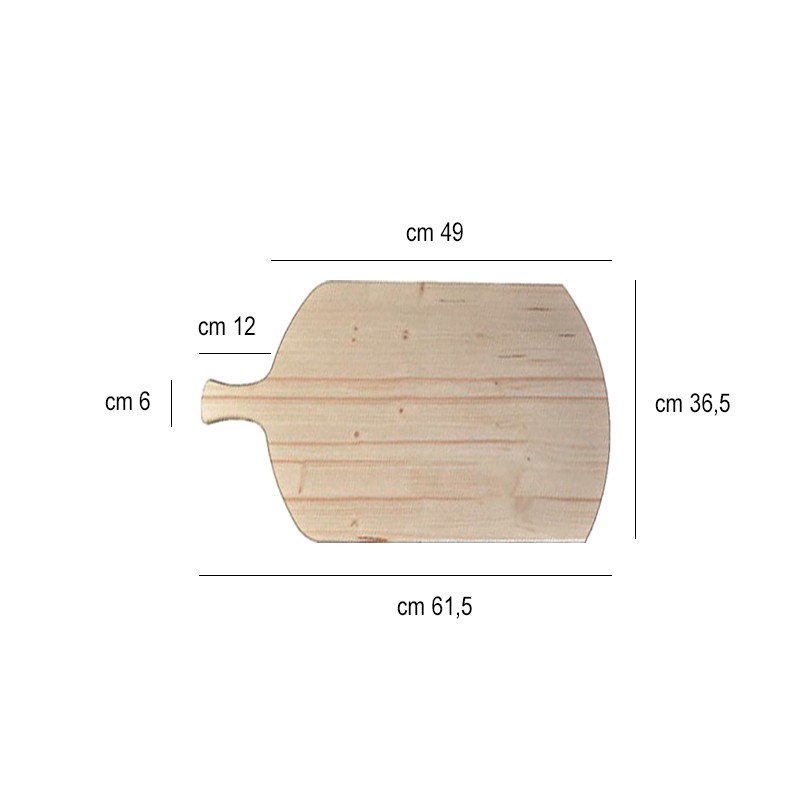Tagliere abete naturale   in Porcellane