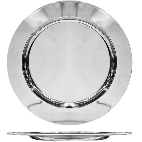 Sottopiatto acciaio inox Salvinelli | Piatti da ristorante | Rausa srl