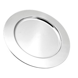 Sottopiatto acciaio Salvinelli posate  in Porcellane