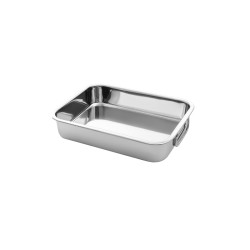 Rostiera acciaio inox 25x18 | Teglie da forno professionali | Rausa