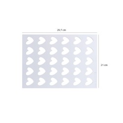 Stampo silicone chablon heart Silikomart  in Stampi in silicone per dolci