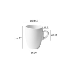 Tazza mocaccino porcellana   in Tazze caffe