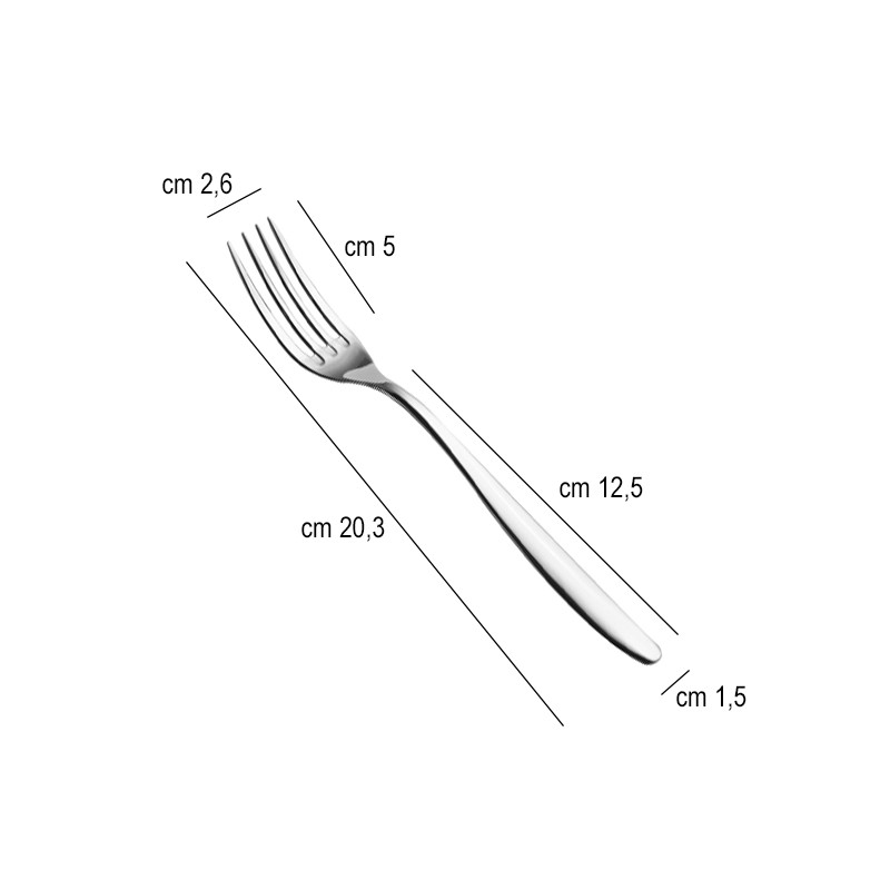Forchetta tavola Salvinelli Fast Salvinelli posate  in Linee