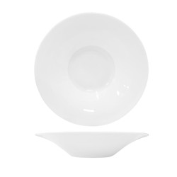 Piatto fondo bone china neve | Piatti da ristorante | Rausa srl