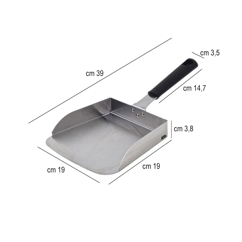 Pala per alimenti bordi rialzati Ilsa  in Accessori per cucina