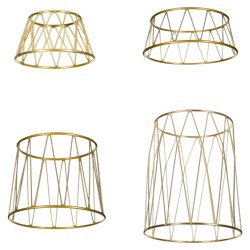 Stand antiscivolo Crown di colore oro | Alzate per buffet | Rausa srl