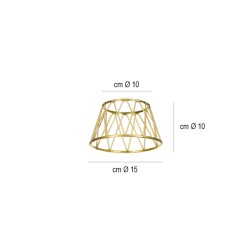 Stand antiscivolo crown oro Ilsa  in Buffet