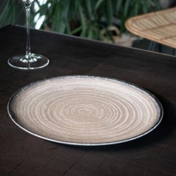 Piatto pizza saturnia tellus Saturnia Porcellane  in Linee