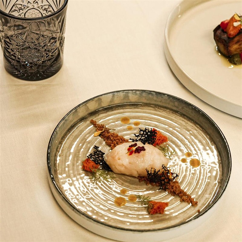 Piatto pizza saturnia tellus Saturnia Porcellane  in Linee