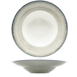 Pasta bowl saturnia tellus in porcellana | Piatti da ristorante | Rausa