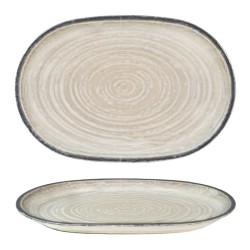 piatto ovale saturnia tellus porcellana | piatti da ristorante | rausa srl