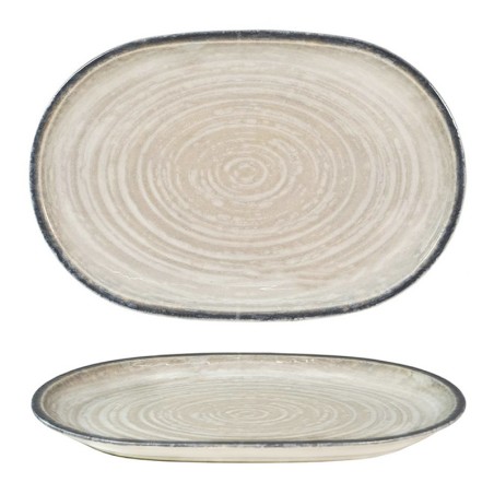 piatto ovale saturnia tellus porcellana | piatti da ristorante | rausa srl