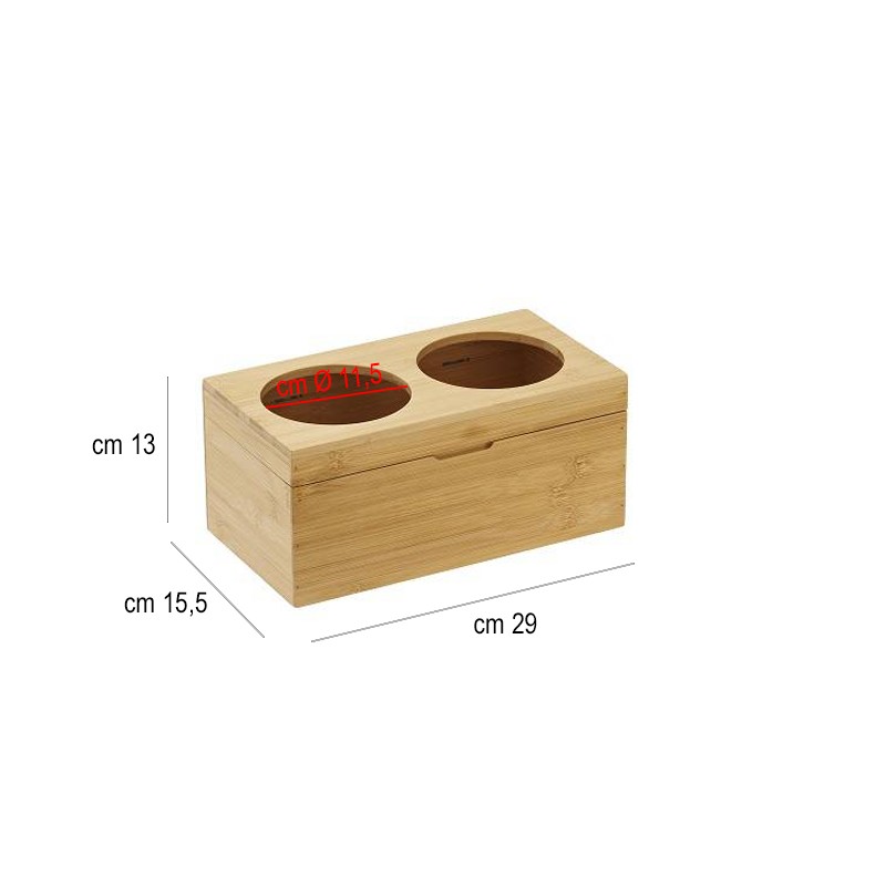 Set caraffe refrigerate con base in legno Leone decorazioni  in Buffet