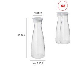 Set caraffe refrigerate con base in legno Leone decorazioni  in Buffet