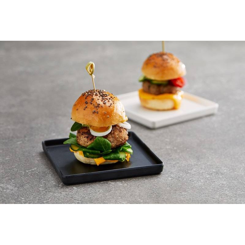 Piattino quadrato in melamina Leone decorazioni  in Porcellane