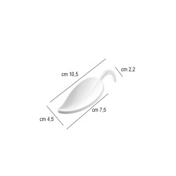 Piattino finger food foglia melamina Leone decorazioni  in Porcellane