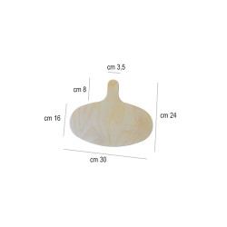 Tagliere ovale crostini   in Porcellane