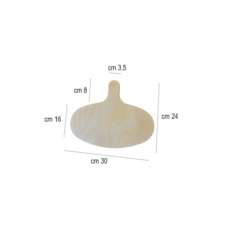 Tagliere ovale crostini   in Porcellane