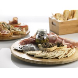 Tagliere girevole in legno Leone decorazioni  in Porcellane