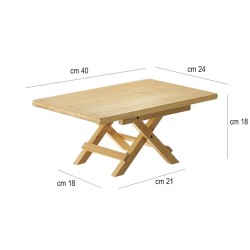 Stand in bamboo da buffet richiudibile   in Espositori