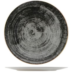 Piatto pizza saturnia black round | Piatti da ristorante | Rausa srl