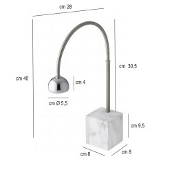 Lampada da tavolo Leonardo ad arco   in Tavola