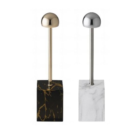 Lampada da tavolo Leonardo effetto marmo | Rausa srl