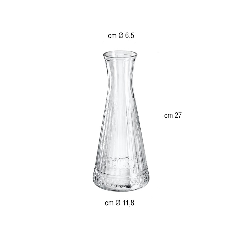 Caraffa vetro decorato Elysia Pasabahce  in Brocche e caraffe