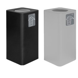 Pattumiera singolo scomparto con basculante Pure | Rausa srl