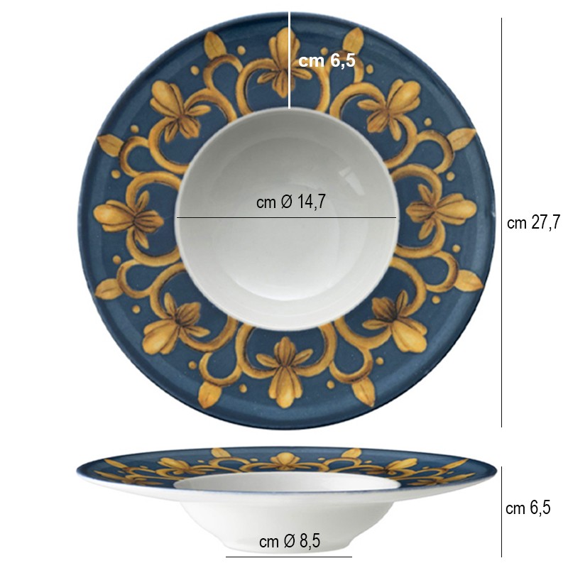 Pasta bowl saturnia royal Saturnia Porcellane  in Linee