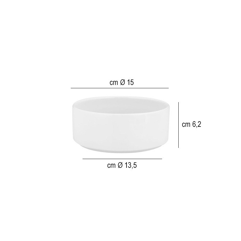 Coppetta impilabile scandia bianca   in Linee