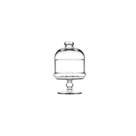 Mini alzata patisserie con coperchio in vetro Pasabahce | Rausa srl