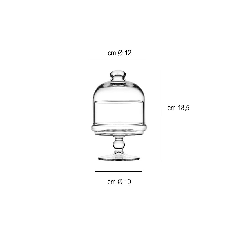 Mini alzata patisserie Pasabahce  in Porcellane