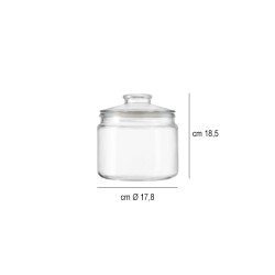 Barattolo in vetro con coperchio emporium Vetreria di Borgonovo  in Buffet