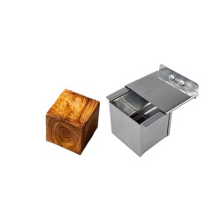 Stampo cubo croissant in acciaio inox | Stampi per dolci | Rausa srl