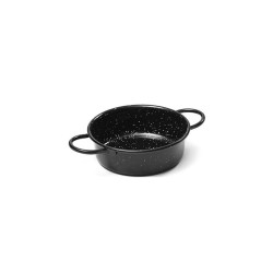 Tegame due manici in ferro smaltato | ciotole e ciotoline finger food