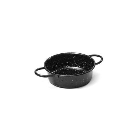 Tegame due manici in ferro smaltato | ciotole e ciotoline finger food