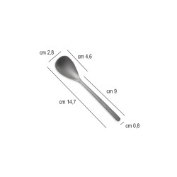 Cucchiaino caffe Canada Polvere di Luna Comas  in Linee