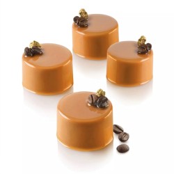 Forma silicone 12 cilindri Silikomart  in Stampi in silicone per dolci