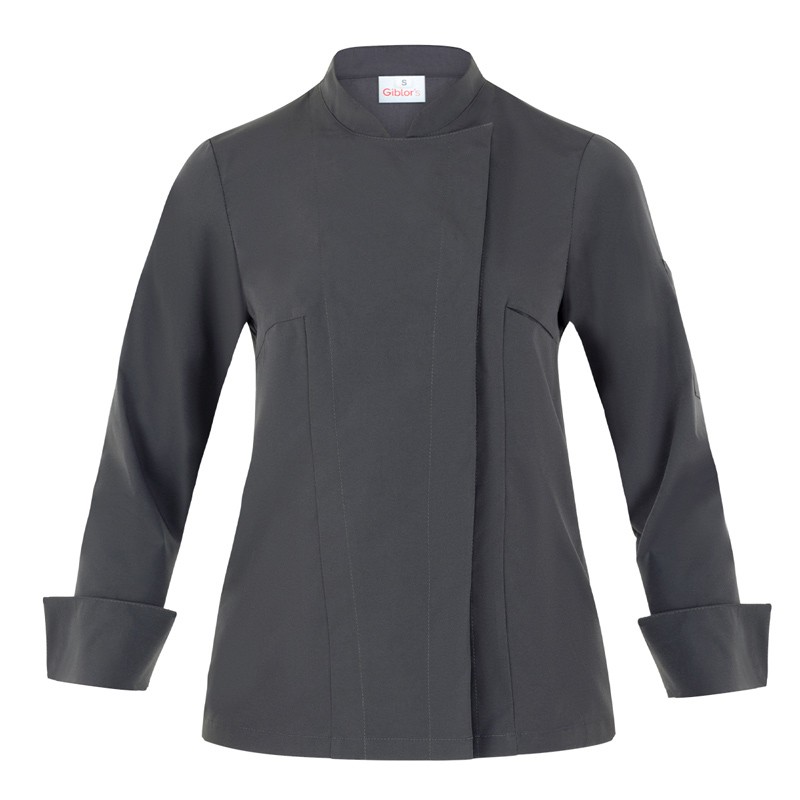 Giacca donna da lavoro Gloria grigio Giblors  in Giacca cuoco donna