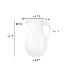 Caraffa Gemma in policarbonato Ilsa  in Brocche e caraffe