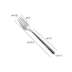 Forchetta tavola Violet Comas  in Linee