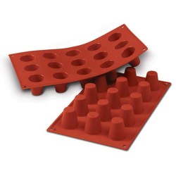 forma silicone 15 mini baba | Stampi in silicone per dolci | Rausa srl