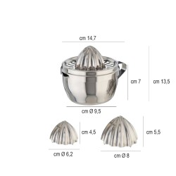 Spremiagrumi acciaio inox manuale Kaufgut  in Bar
