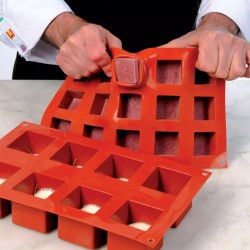 Forma silicone 15 cubi Silikomart  in Stampi in silicone per dolci