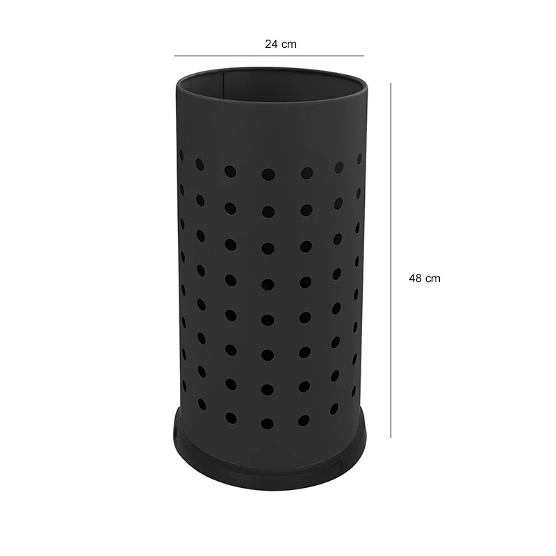 Portaombrelli nero acciaio   in Igiene
