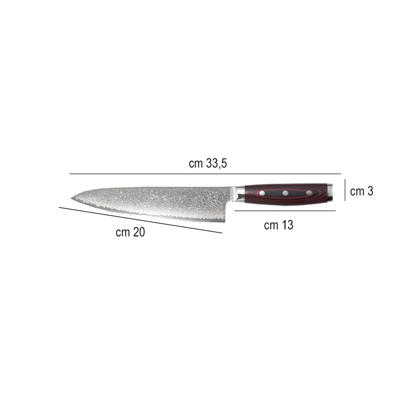 Coltello da chef yaxell super gou cm 20 Yaxell  in Coltelli da cucina professionali