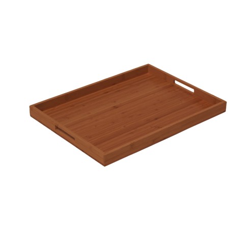Vassoio da portata in legno di bamboo | Vassoio per buffet | Rausa